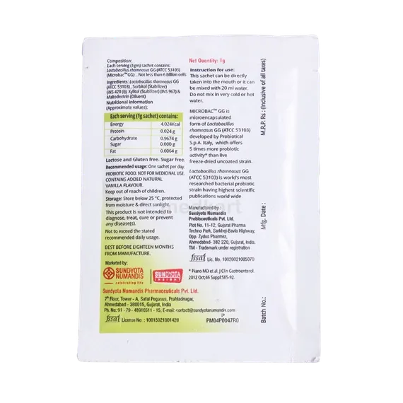superflora gg sachet 1 gm